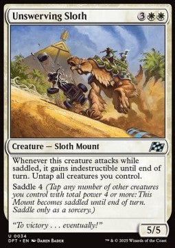 Unswerving Sloth - Aetherdrift (Uncommon) [DFT-34]
