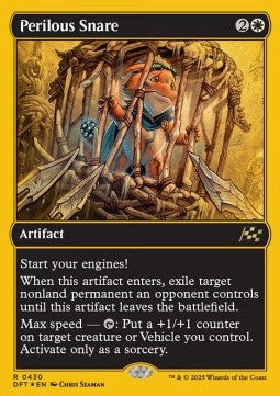 Perilous Snare - Aetherdrift: First-Place (Rare) [DFTFP-430]