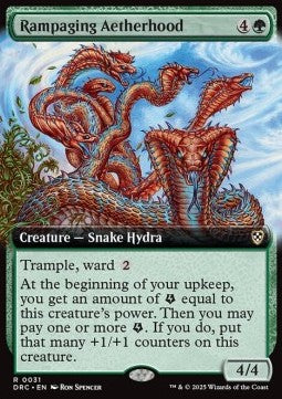 Rampaging Aetherhood - Commander: Aetherdrift: Extras (Rare) [XDFC-31]