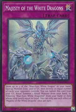Majesty of the White Dragons - Structure Deck: Blue-Eyes White Destiny (Super Rare) [SDWD-027]