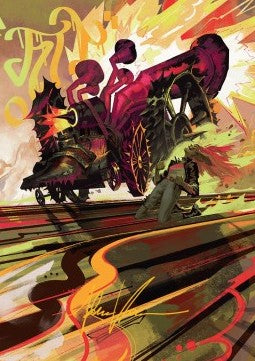 Art Series: Rocketeer Boostbuggy (V.2) - Aetherdrift: Extras (Tip Card) [XDFT-A49]