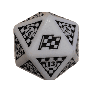 Aetherdrift: "Finish Line" Bundle D20 Die - Aetherdrift