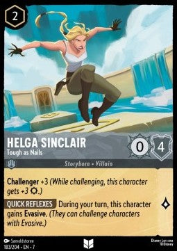 Helga Sinclair - Tough as Nails - Archazia's Island (Uncommon) [7ARI-183]