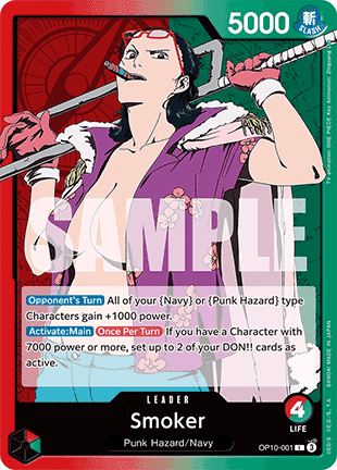 Smoker (OP10-001) (V.1) - Royal Blood (Leader) [OP10-001]