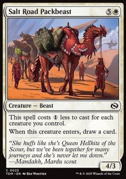 Salt Road Packbeast - Tarkir: Dragonstorm (Common) [TDM-23]