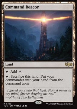 Command Beacon - Commander: Tarkir: Dragonstorm (Rare) [TDC-352]
