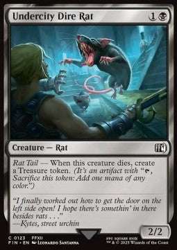 Undercity Dire Rat - FINAL FANTASY (Common) [FIN-123]