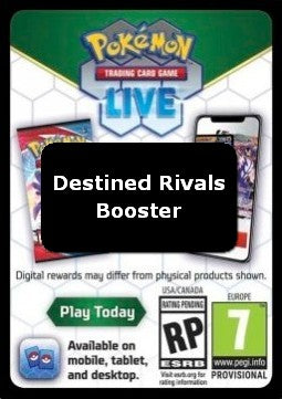 Live Code Card (Booster) - Destined Rivals: Additionals (Online Code Card)