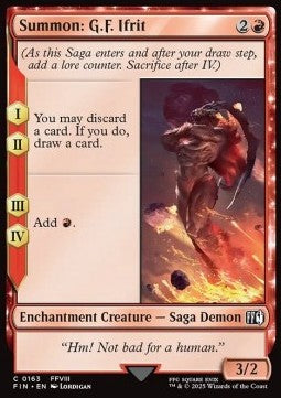 Summon: G.F. Ifrit - FINAL FANTASY (Common) [FIN-163]