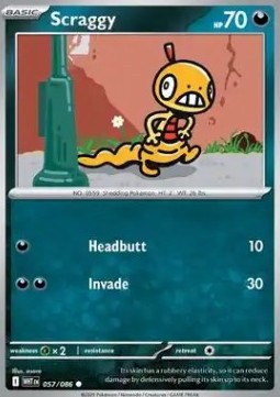 Scraggy - White Flare (Common) [WHT-057]