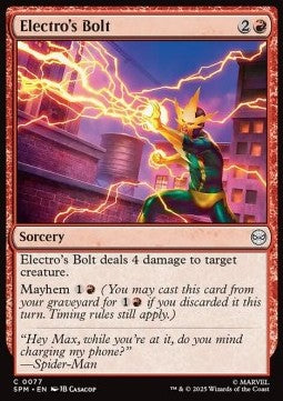 Electro's Bolt - Marvel's Spider-Man (Common) [SPM-77]