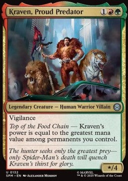 Kraven, Proud Predator - Marvel's Spider-Man (Uncommon) [SPM-132]