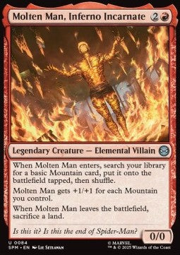 Molten Man, Inferno Incarnate - Marvel's Spider-Man (Uncommon) [SPM-84]