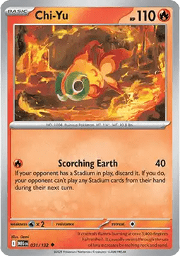 Chi-Yu - Mega Evolution (Uncommon) [MEG-031]