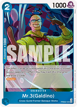 Mr.3(Galdino) (PRB02-009) (V.1)