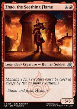 Zhao, the Seething Flame (V.2) - Avatar: The Last Airbender: Eternal (Uncommon) [TLE-286]