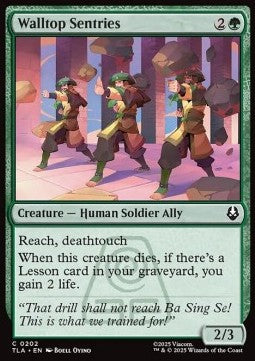 Walltop Sentries - Avatar: The Last Airbender (Common) [TLA-202]