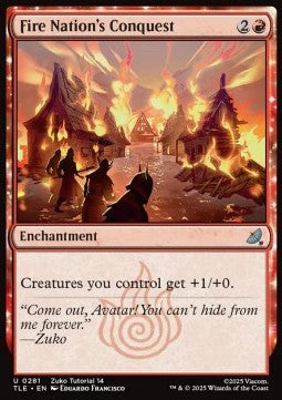 Fire Nation's Conquest (V.2) - Avatar: The Last Airbender: Eternal (Uncommon) [TLE-281]
