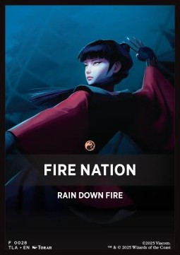 Jumpstart Pack Summary Card: Fire Nation - Avatar: The Last Airbender: Extras (Tip Card) [XTLA-F28]