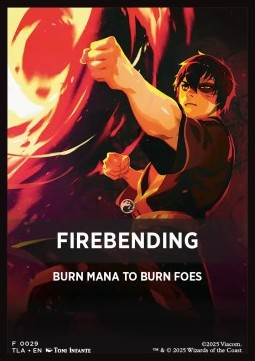 Jumpstart Pack Summary Card: Firebending - Avatar: The Last Airbender: Extras (Tip Card) [XTLA-F29]