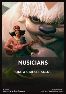 Jumpstart Pack Summary Card: Musicians - Avatar: The Last Airbender: Extras (Tip Card) [XTLA-F31]