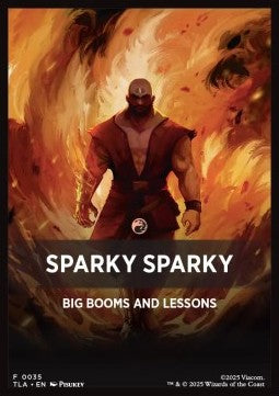 Jumpstart Pack Summary Card: Sparky Sparky - Avatar: The Last Airbender: Extras (Tip Card) [XTLA-F35]