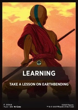 Jumpstart Pack Summary Card: Learning - Avatar: The Last Airbender: Extras (Tip Card) [XTLA-F44]