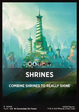 Jumpstart Pack Summary Card: Shrines - Avatar: The Last Airbender: Extras (Tip Card) [XTLA-F46]