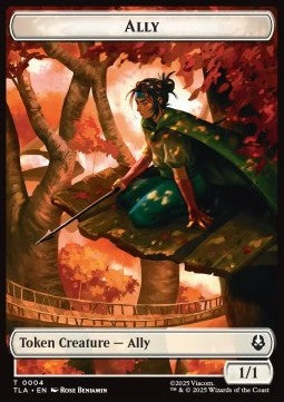 Ally Token (W 1/1) // Clue Token (V.1) - Avatar: The Last Airbender: Tokens (Token) [TTLA-T 4/15]