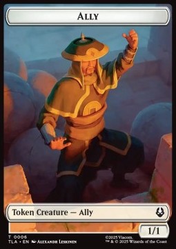 Ally Token (W 1/1) // Clue Token (V.3) - Avatar: The Last Airbender: Tokens (Token) [TTLA-T 6/17]