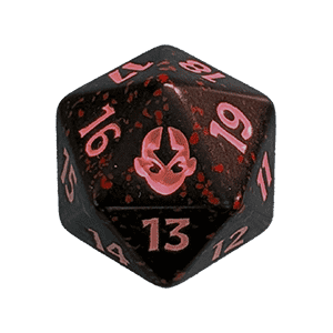 Magic: The Gathering | Avatar: The Last Airbender: D20 Die (Red) - Avatar: The Last Airbender