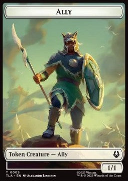 Ally Token (W 1/1) // Soldier Token (R 2/2) (V.1) - Avatar: The Last Airbender: Tokens (Token) [TTLA-ET 5/2]