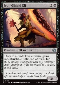 Iron-Shield Elf - Lorwyn Eclipsed (Uncommon) [ECL-108]