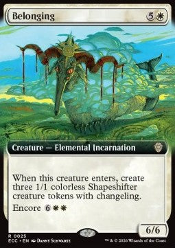 Belonging - Commander: Lorwyn Eclipsed: Extras (Rare) [XECC-25]