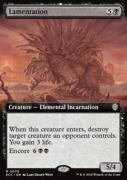 Lamentation - Commander: Lorwyn Eclipsed: Extras (Rare) [XECC-30]