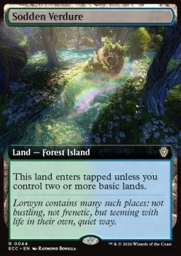 Sodden Verdure - Commander: Lorwyn Eclipsed: Extras (Rare) [XECC-44]