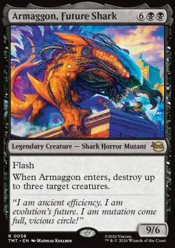 Armaggon, Future Shark - Teenage Mutant Ninja Turtles (Rare) [TMT-58]