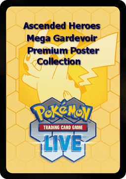 Ascended Heroes Live Code Card: Mega Gardevoir Premium Poster Collection - Ascended Heroes: Additionals (Online Code Card)