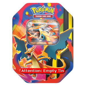 Empty Mega Charizard Y ex Tin - Mega Evolution Products