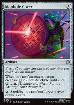 Manhole Cover - Commander: Teenage Mutant Ninja Turtles: Extras (Uncommon) [XTMC-130]