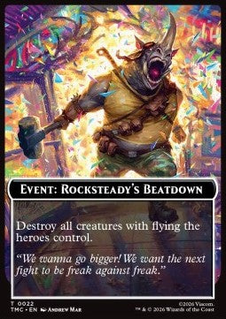 Event: Rocksteady's Beatdown - Teenage Mutant Ninja Turtles: Tokens (Token) [TTMT-CT22]