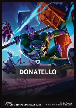 Turtle Team Up Theme Card: Donatello - Teenage Mutant Ninja Turtles: Extras (Tip Card) [XTMT-F02]
