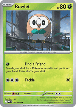 Rowlet - Perfect Order (Common) [POR-010]