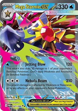 Mega Starmie ex - Perfect Order (Double Rare) [POR-021]