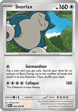 Snorlax - Perfect Order (Common) [POR-063]