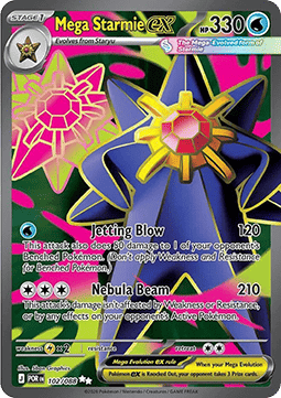 Mega Starmie ex - Perfect Order (Ultra Rare) [POR-102]
