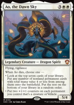 Ao, the Dawn Sky - Commander: Secrets of Strixhaven (Mythic) [SOC-135]