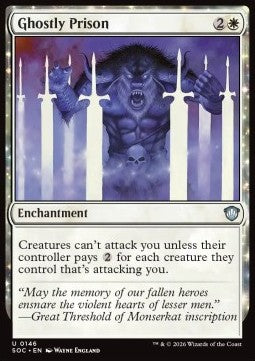 Ghostly Prison - Commander: Secrets of Strixhaven (Uncommon) [SOC-146]