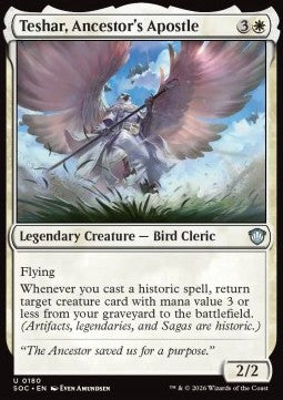 Teshar, Ancestor's Apostle - Commander: Secrets of Strixhaven (Uncommon) [SOC-180]