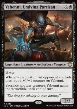 Yahenni, Undying Partisan - Commander: Secrets of Strixhaven (Rare) [SOC-232]
